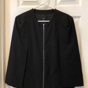 Drew Black Zip-Front Women's Jacket